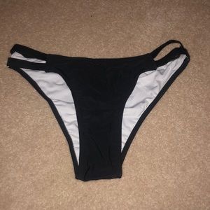 Never worn Black bathing suit bottoms